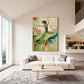 Emerald Bloom Ballerina Impressionist Painting