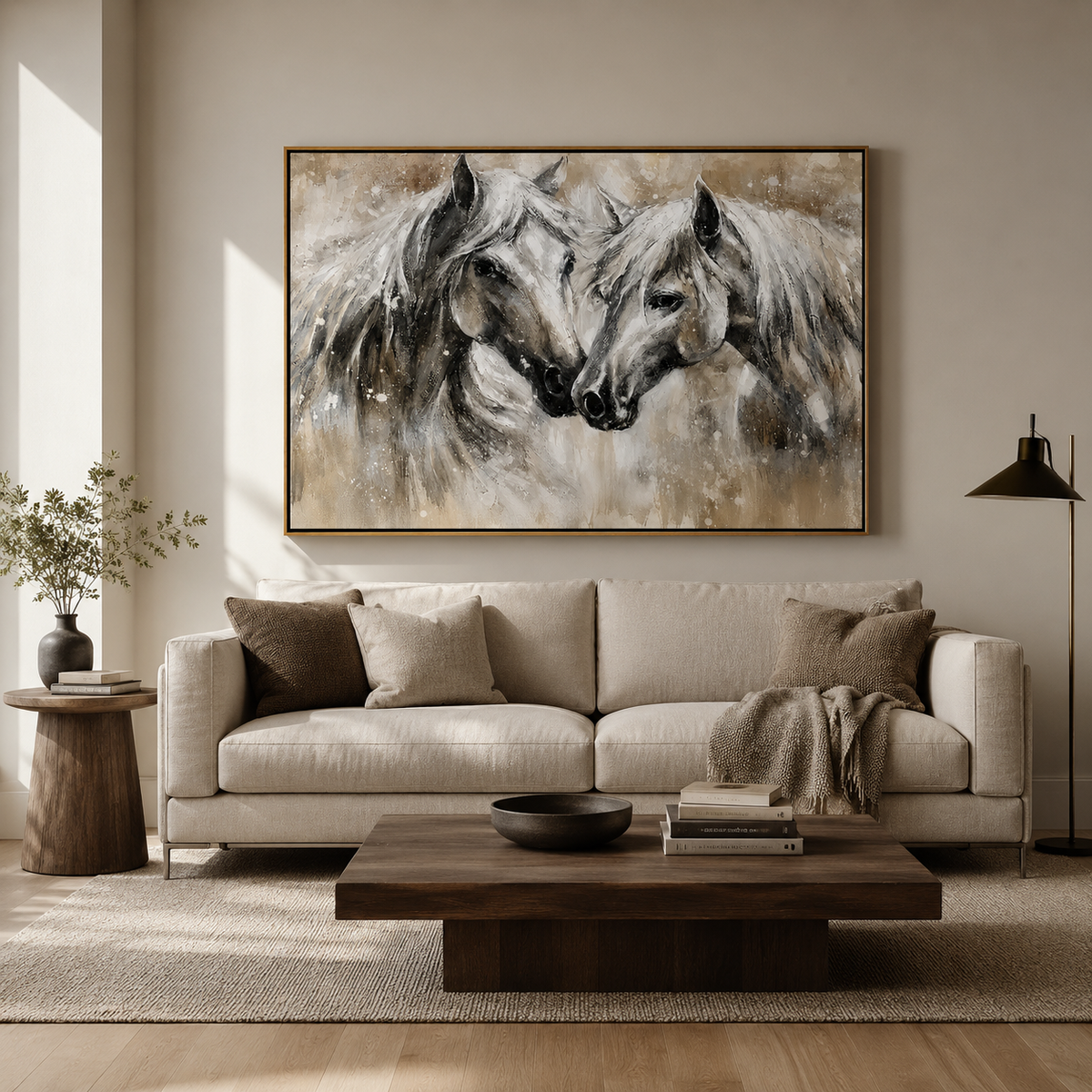 Soul Bond Horse Abstract Painting