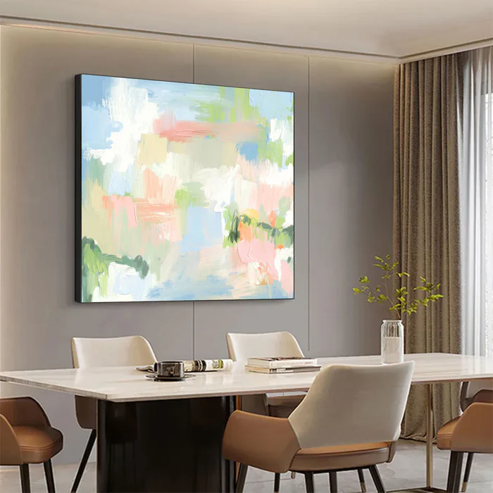 Spring Whispers Abstract Painting