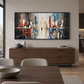 Abstract Cityscape Painting