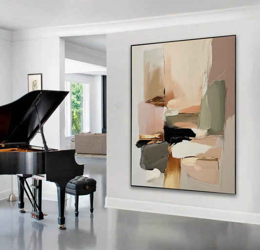 Warm Balance Abstract Painting