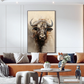 Ember Strength Bull Painting