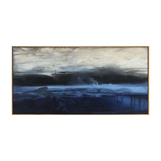 Midnight Mist Horizon Abstract