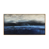 Midnight Mist Horizon Abstract