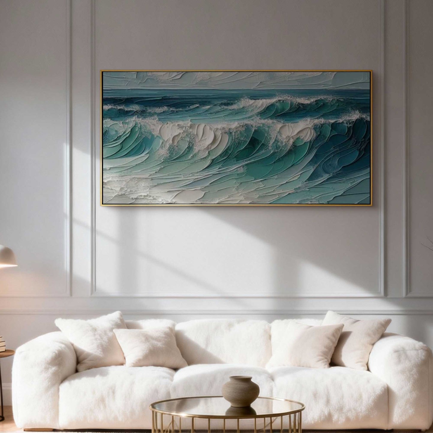 Celestial Wave Motion Painting