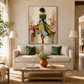 Garden Breeze Figurative Oil Painting #RIX1 (291)