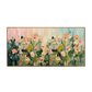 Blush Meadow Floral Impasto Oil Painting