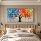 Spectrum Harmony Abstract Tree Painting #REX2 (484)