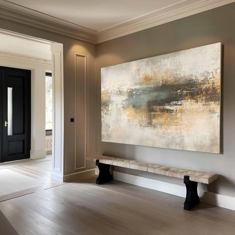 Horizon Mist Abstract Painting