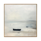 Still Shore Boat Landscape Painting