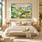 Green Floral Abstract Painting