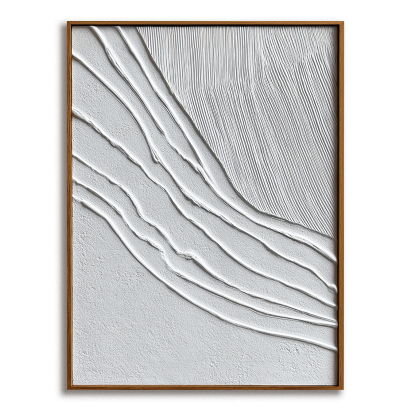 White Flow Textured Painting #ART100