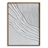 White Flow Textured Painting #ART100