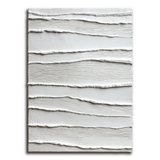 White Layered Textured Painting #ART101