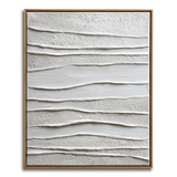 White Wabi Sabi Textured Painting #ART102