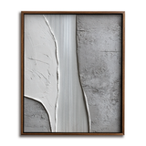 Grey and White Textured Abstract Painting #ART104