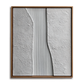 Grey White Minimalist Textured Painting #ART106