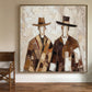 Cultural Bond – Textured Figurative Painting in Earth Tones