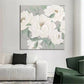 Soft Ivory Bloom Floral Painting