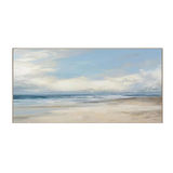 Azure Crest-Blue Ocean Wave Painting