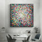 Radiant Burst Color Abstract Painting