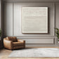 Ivory Rhythm Minimal Texture Painting