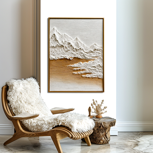 Minimalist Textured Landscape Painting #ART11