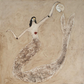 Moonkeeper Sand-Beige Figurative Painting