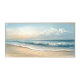 Golden Horizon-Beach Seascape Painting