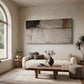 Earthy Neutral Abstract Painting