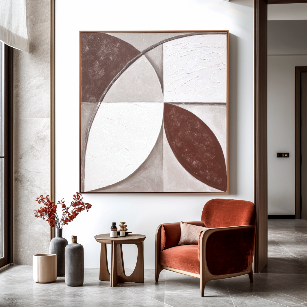 Minimalist Abstract Canvas Painting #ART12