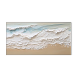Golden Horizon-Beach Texture Painting