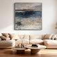 Vintage Horizon Abstract Seascape Painting