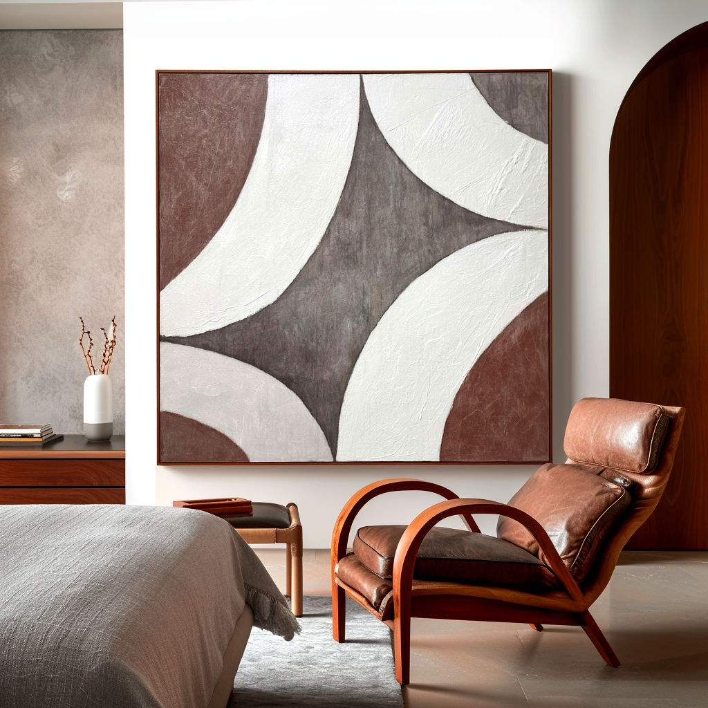 Modern Geometric Abstract Painting #ART13