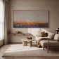 Blush Meadow Horizon Painting