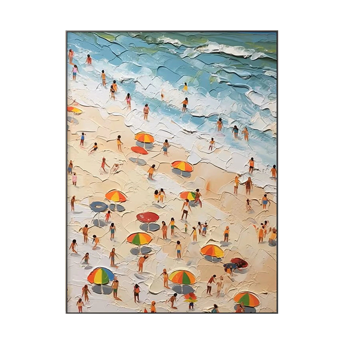 Ocean Breeze-Summer Beach Painting