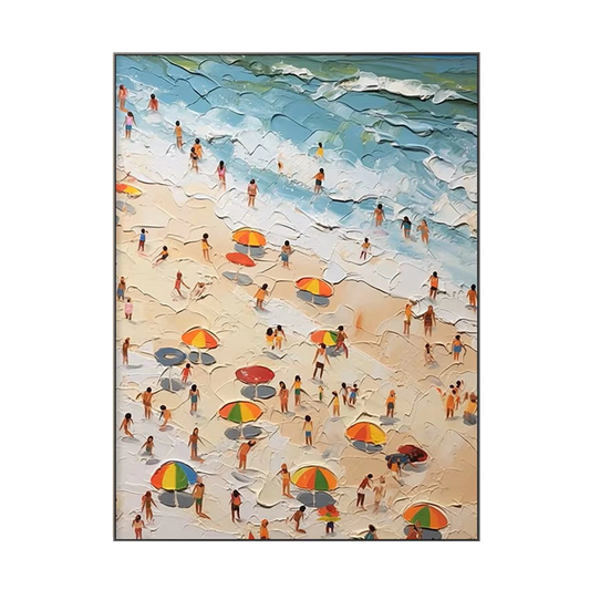 Ocean Breeze-Summer Beach Painting