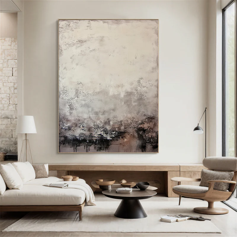 Fading Horizon Abstract Painting