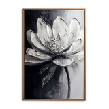 Textured Lotus Flower Painting #ART15