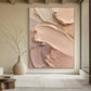 Nude Cream Palette – Modern Textured Abstract Painting