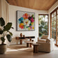Vibrant Bloom Impasto Floral Oil Painting