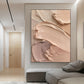 Nude Cream Palette – Modern Textured Abstract Painting