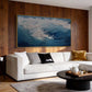 Azure Surge Ocean Painting