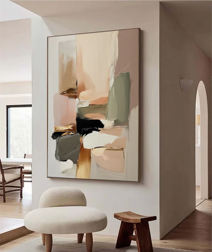 Warm Balance Abstract Painting