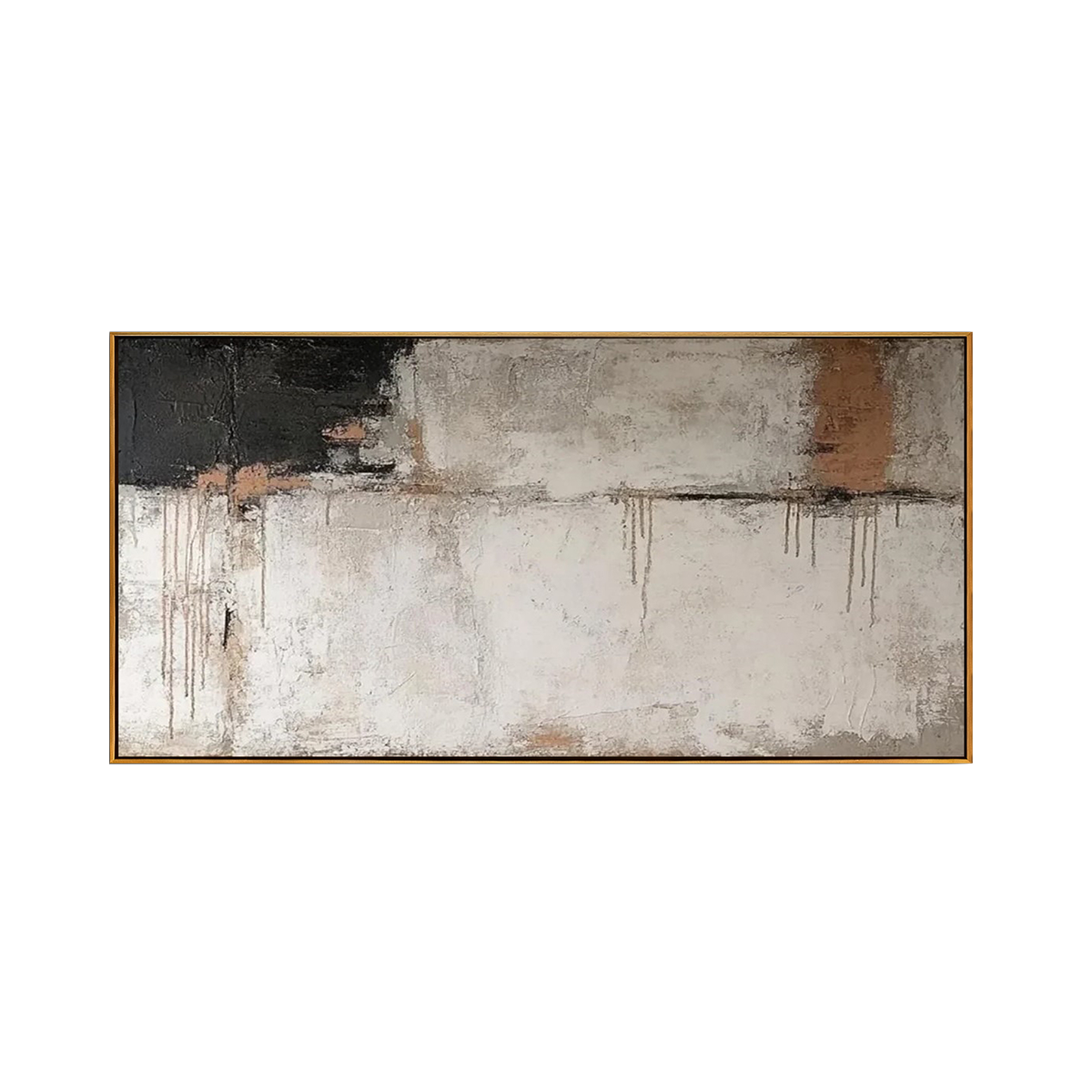 Earthy Neutral Abstract Painting