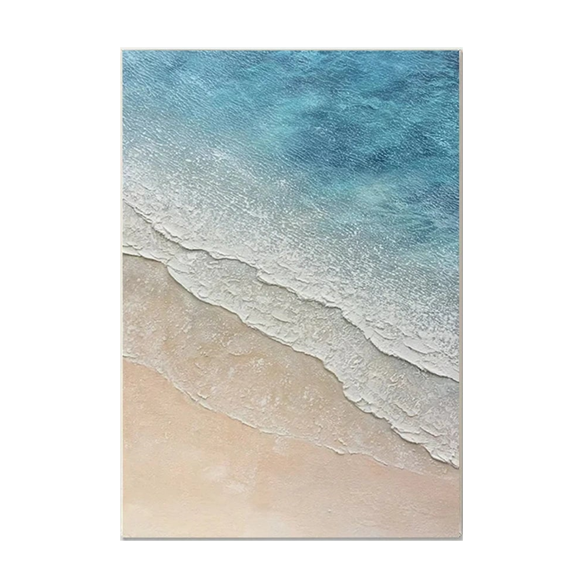 Sunset Serenity-Beach Textured Painting
