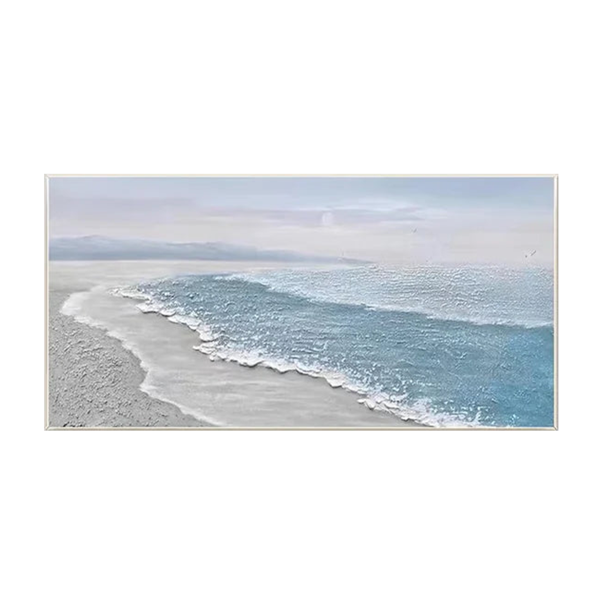 Seabreeze Horizon-Textured Ocean Wall Art
