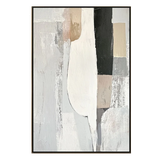 Soft Geometry Abstract Painting