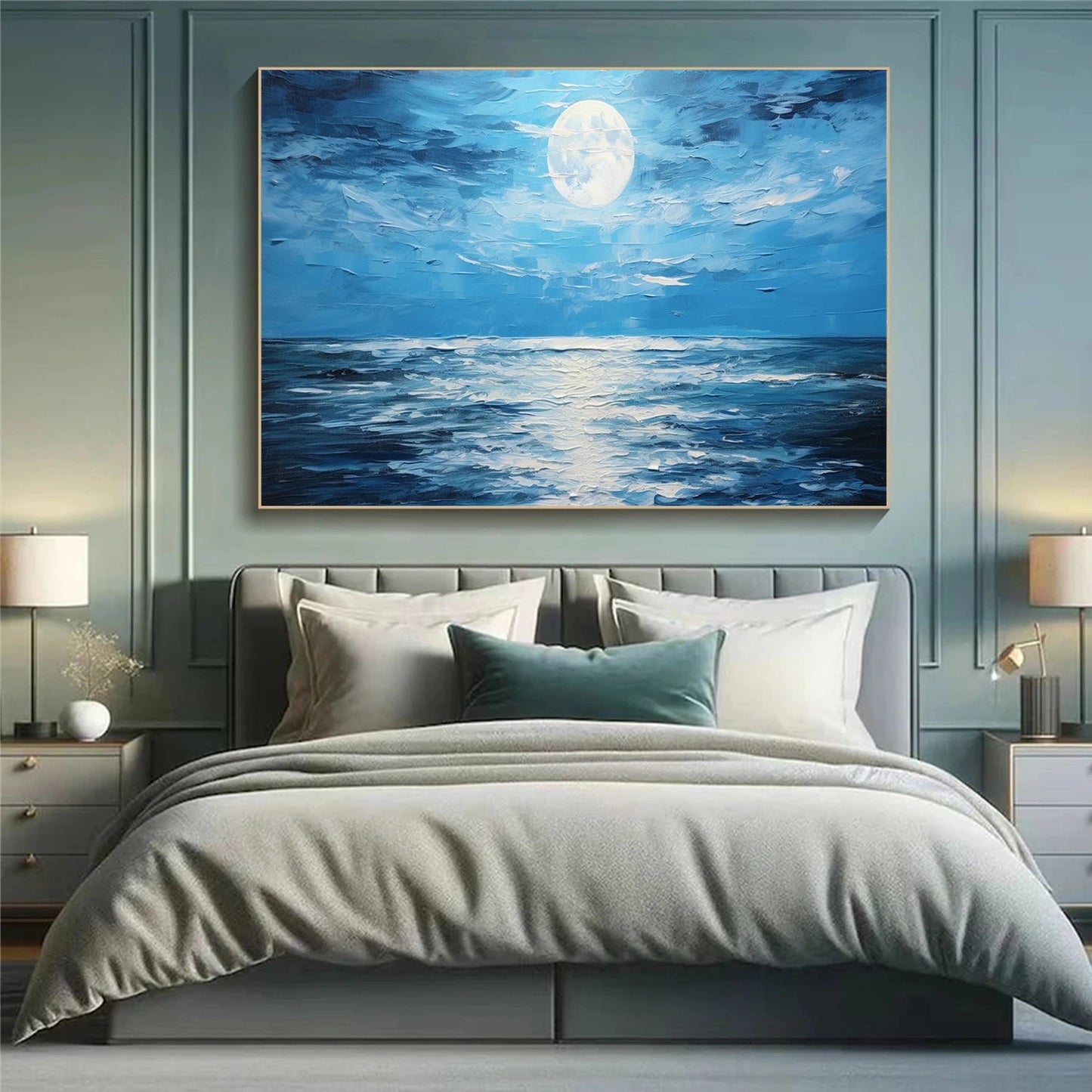 Ocean Abstract Painting