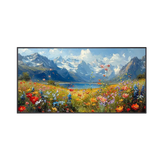 Blooming Valley Landscape Oil Painting